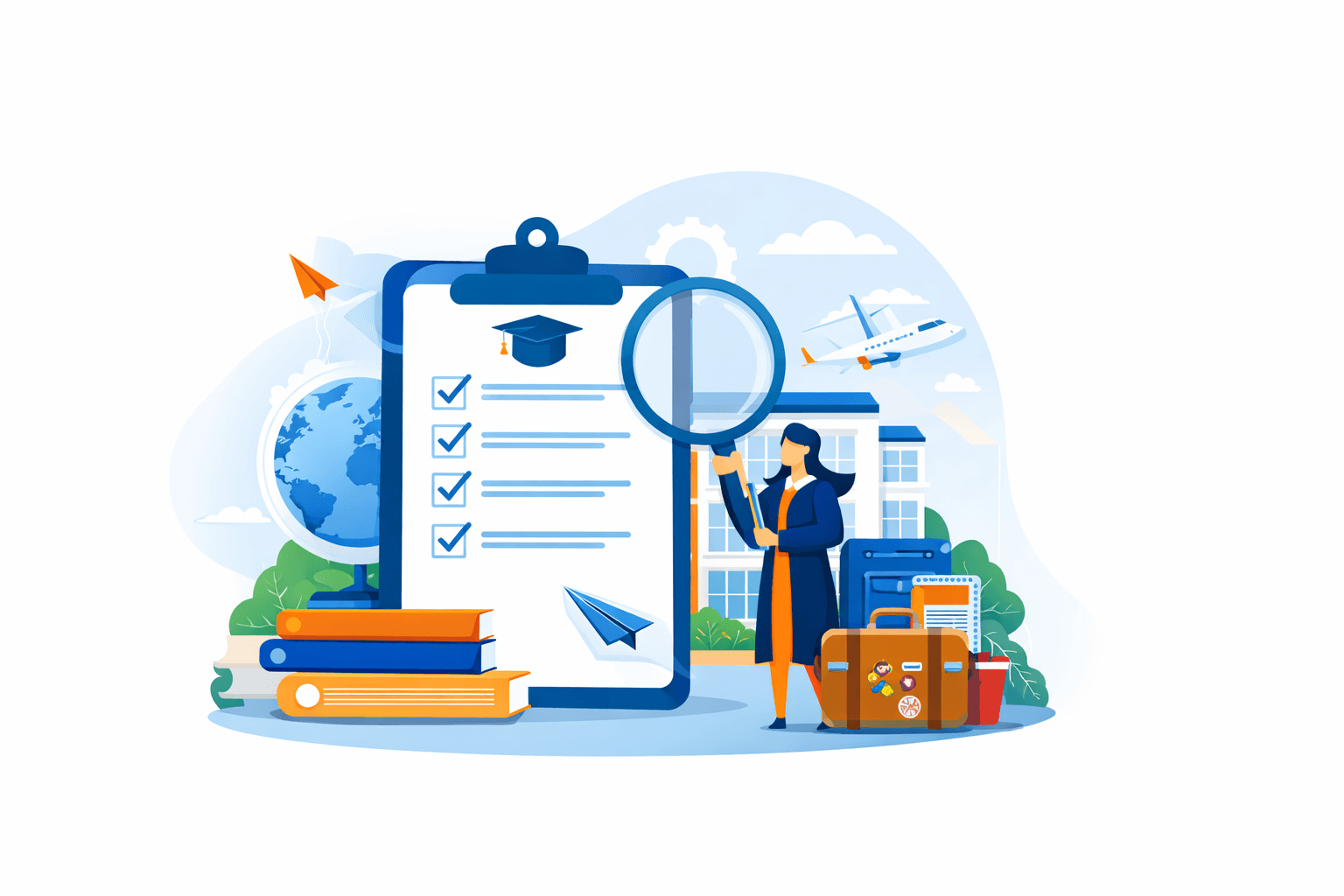 Counseling and application planning visual